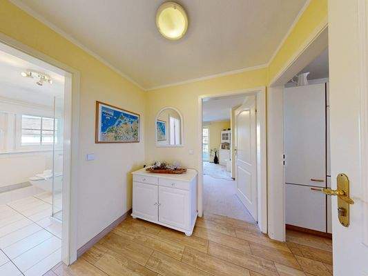 Eingangsbereich im Dachgeschoss - Wohnung 3