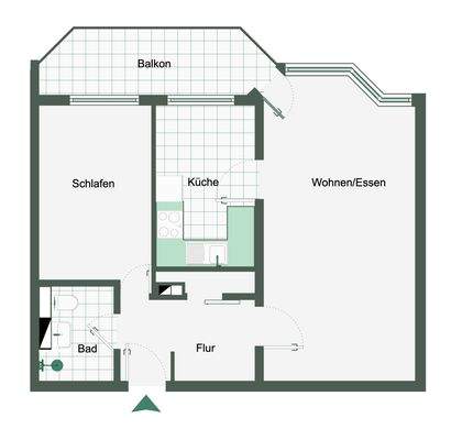 Grundriss 1. OG hinten links