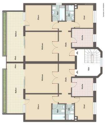 Grundriss 1. Obergeschoss