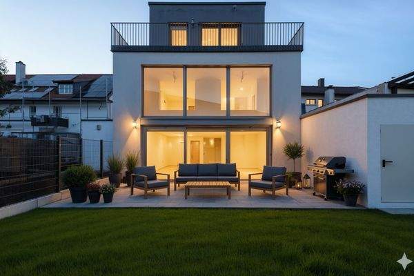 Abendambiente (digitales Homestaging)