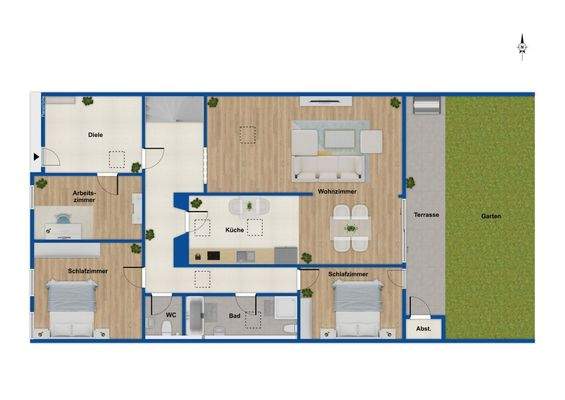 Grundriss Erdgeschoss