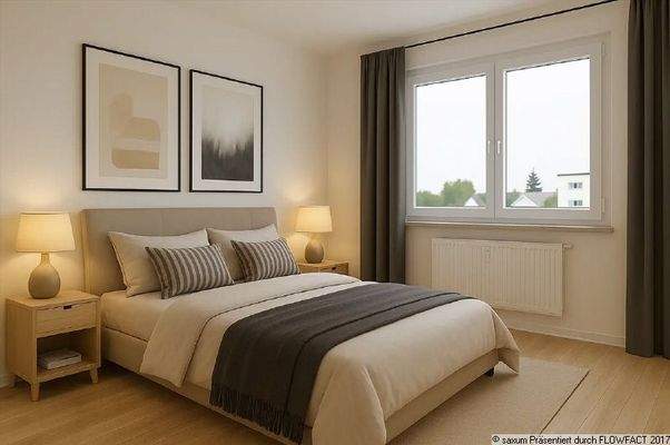 Schlafzimmer - Einrichtung (Visualisierung)