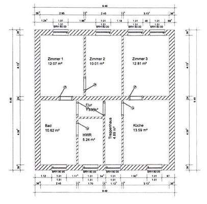 Grundriss Obergeschoss