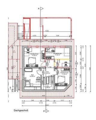 Grundriss Dachgeschoß