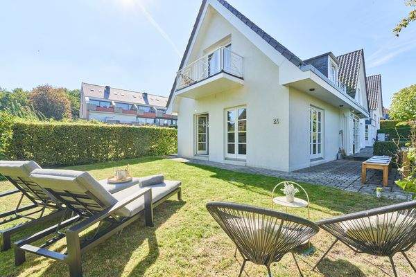 Erholung im Garten des Hauses Ludwig 