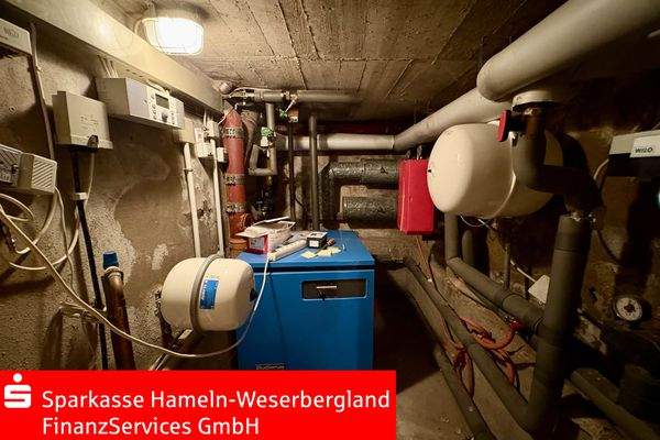 Heizungsanlage im Kellerraum