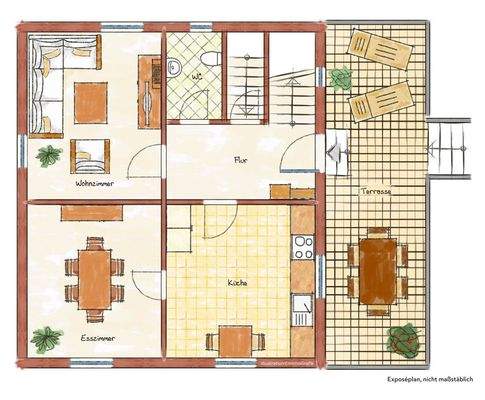 Grundriss vom Erdgeschoss