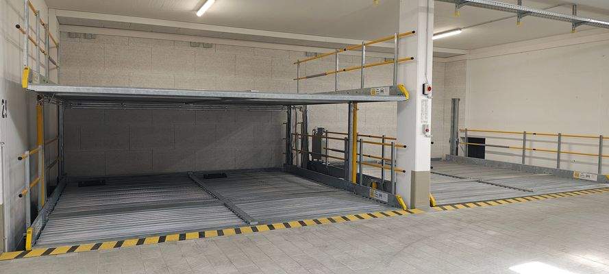 Alle Parker waagerecht zu befahren