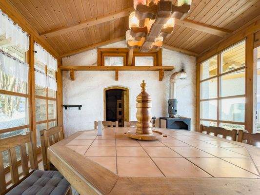 Gartenhaus mit kleinem Gewölbe