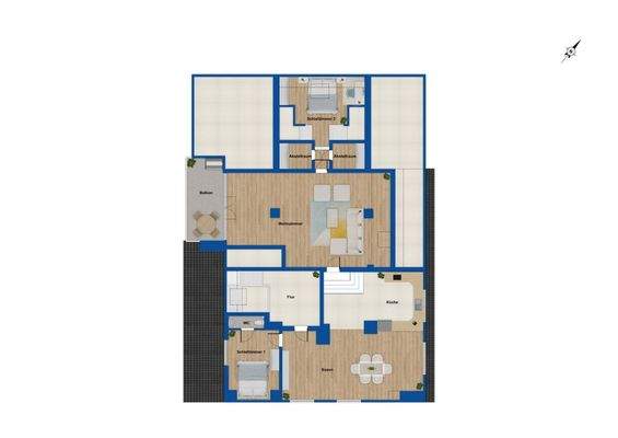 Grundriss Obergeschoss