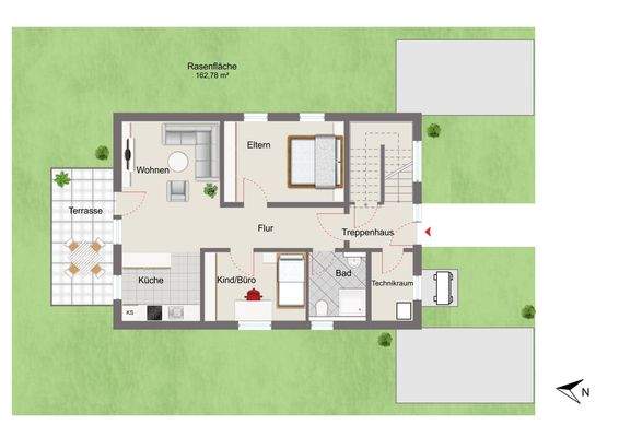 Grundriss Erdgeschoss