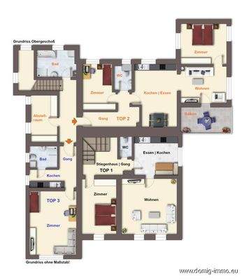 Grundriss OG ohne Maßstab