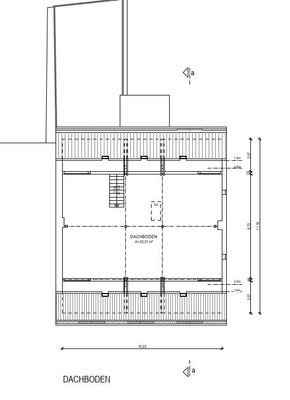 Grundriss Dachboden