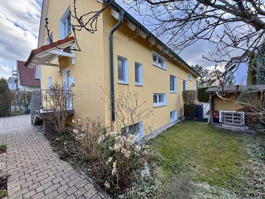 Rückansicht, Garten hinter dem Haus