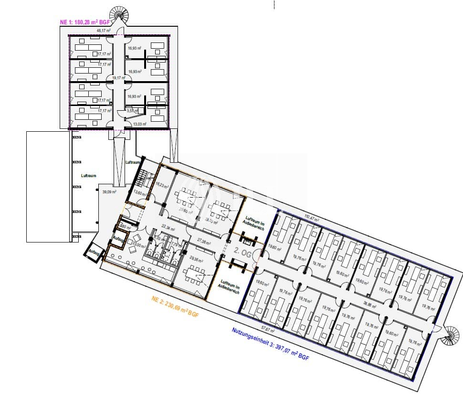 Beispielgrundriss Regelgeschos
