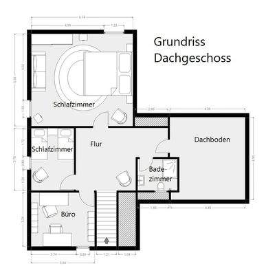 Grundriss Dachgeschoss