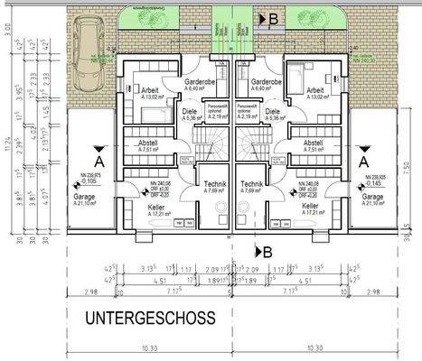 Grundriss Untergeschoss
