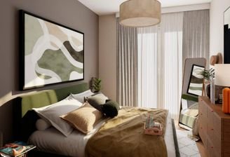 Das Schlafzimmer bietet Raum zur Entspannung
