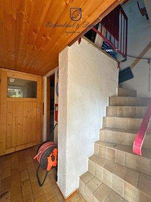 Treppe zur Garage