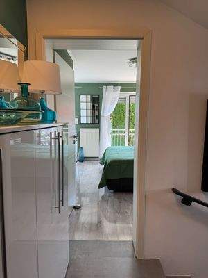 Blick zum Schlafzimmer