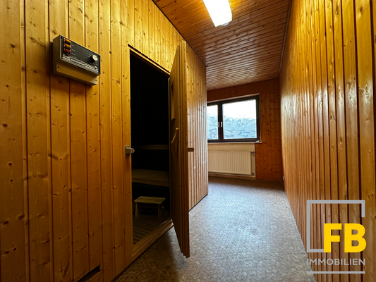 Untergeschoss: Sauna-/Wellnessbereich