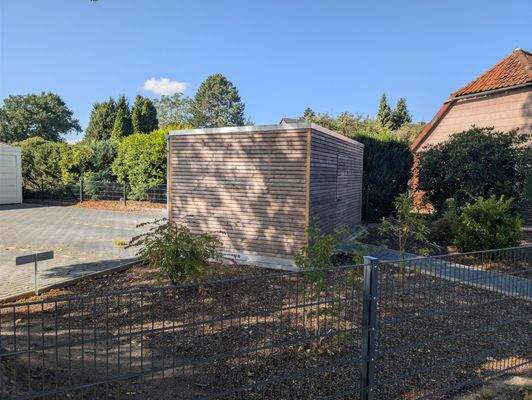 Gemeinschaftlicher Fahradschuppen