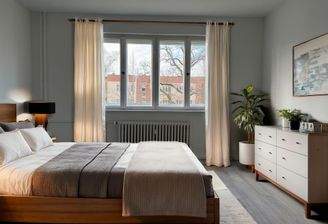 Visualisierung Wohnbeispiel Schlafzimmer