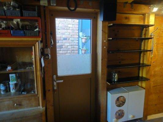 EG Werkstatt Ausgang zum Garten