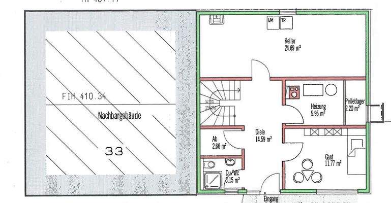 Grundriss Untergeschoss