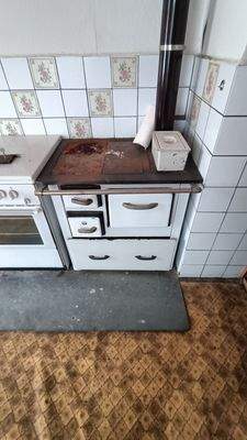 Kohleherd in der Küche im Erdgeschoss