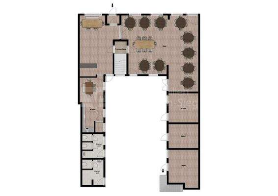 3039 Grundriss Gaststätte
