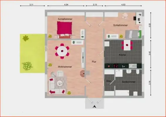 unverbindlicher Grundriss