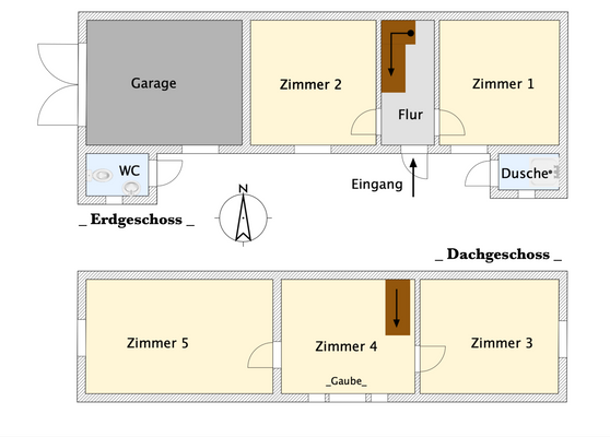 Grundriss Ferienhaus 