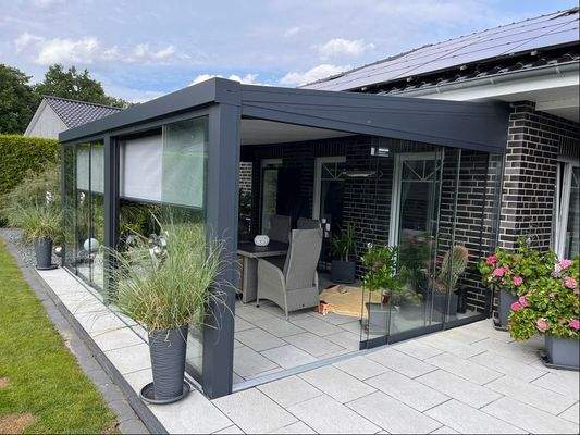 Überdachte Terrasse