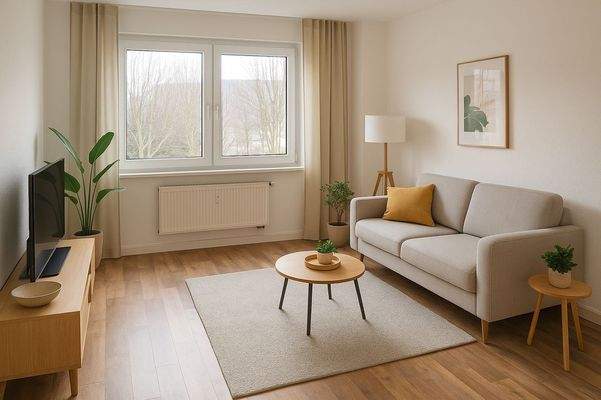 Wohnzimmer (Einrichtung visualisiert)