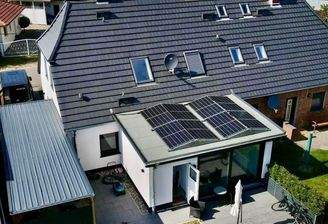 Hausansicht von oben