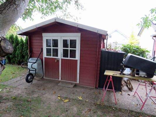 Gartenhaus in Holzbauweise 