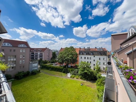 Dachterrasse Hofblick