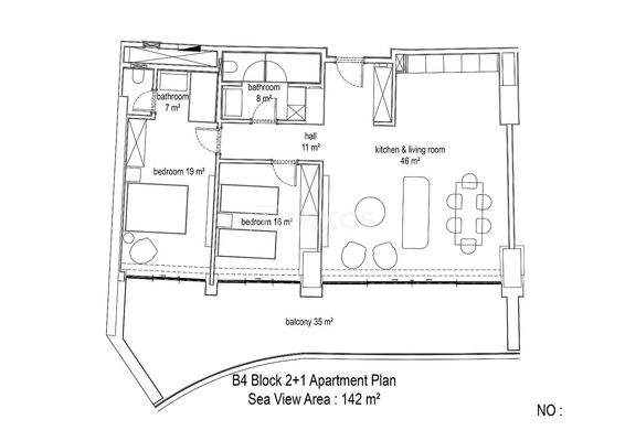 Apartments with Aquapark in a Hotel Concept Complex in Alanya