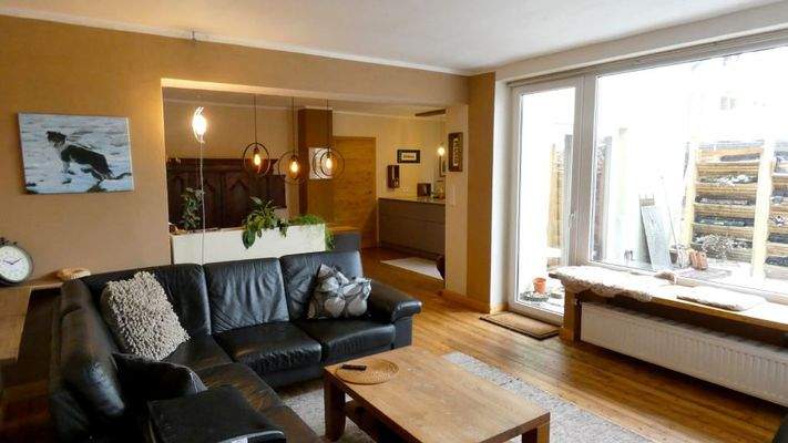 Blick vom Wohnzimmer