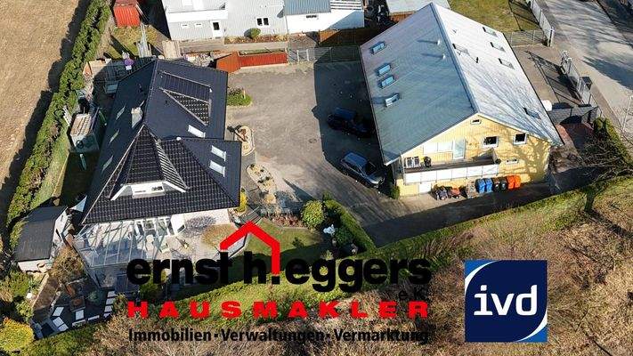 Anischt gesamtee Grundstück mit Halle