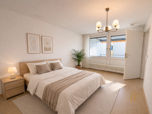 Schlafzimmer visualisiert