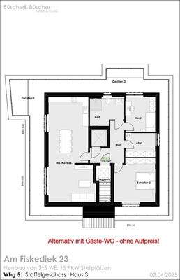 Grundriss Penthouse-Whg. H3_W5