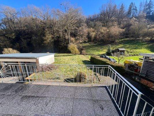 Balkon EG mit Gartenansicht