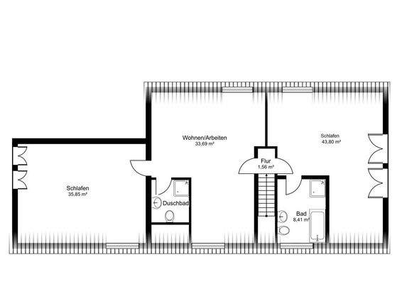 Grundriss Obergeschoss