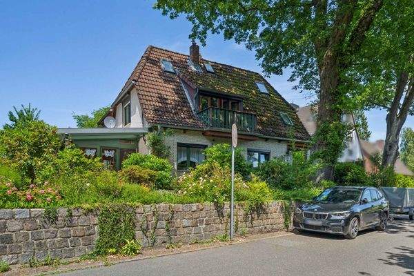 Frontansicht des Hauses