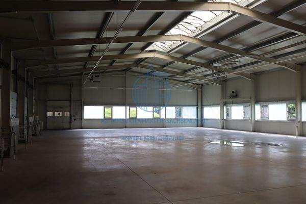 Innenausstattung der Warmhalle