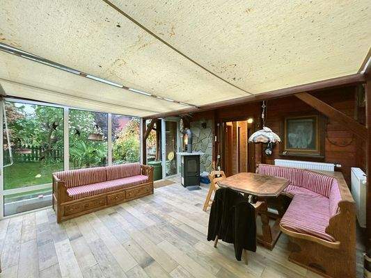 Wintergarten mit Schwedenofen