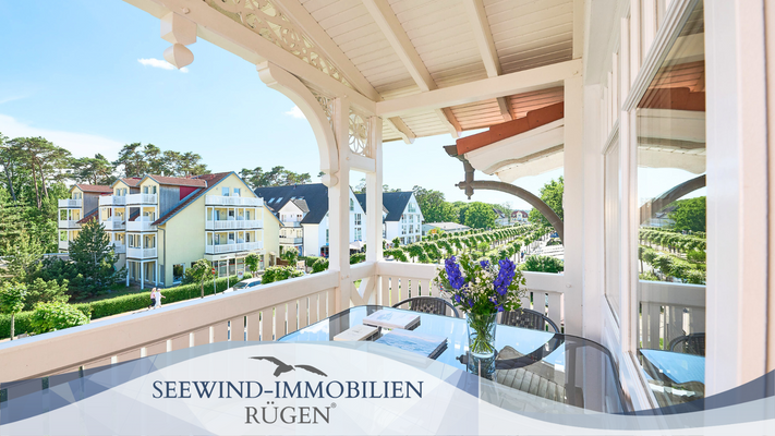Strandstraßen-Hammer! 3-Raum-Apartment mit Balkon im schönen Ostseebad Baabe auf der Insel Rügen