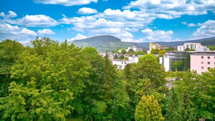 Aussicht vom Balkon